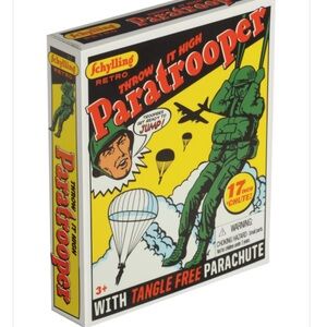 Schylling Retro Paratrooper & Glider Plane Toy